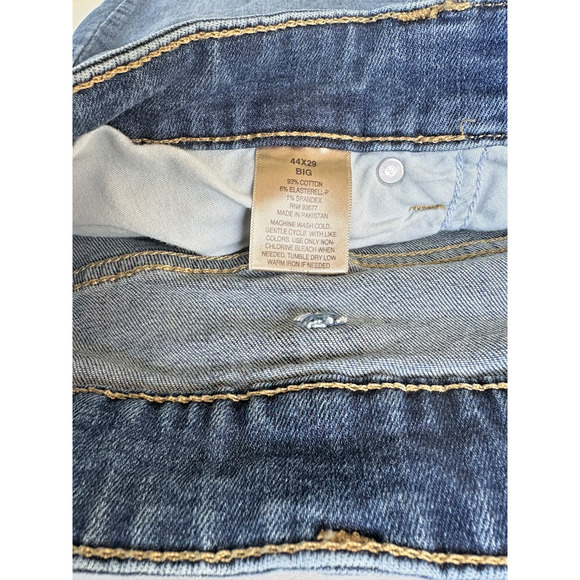 The Foundry Advance Flex 360 Distressed Stretch Denim Jeans Men's Big 44x29 - Picture 4 of 4